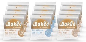 chill Baked Human Grade All Natural Dog Biscuits 1.75 Oz Bulk Cookies for Dog, Peanut Butter Dog Treats, Individually Wrapped Dog Treats, Healthy Dog Treats (Pack of 24 Cookies)