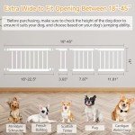 Extra Wide Pressure-Mounted Dog Gate for Indoors