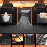 Back Seat Extender Dog Hammock with Storage Pocket