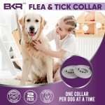 BKRMART Natural Flea Collar for Dogs - 2 Pack