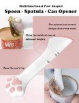 Cute Silicone Can Lids and Spoons for Pets