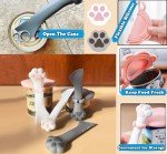 Cute Silicone Can Lids and Spoons for Pets