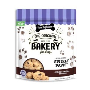 Swirly Paws Dog Treat Cookies – Carob & Vanilla