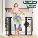 Keny Auto Close Pet Gate for Stairs