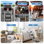 Foldable Dog Stairs for Large Breeds - 5 Steps