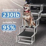 Foldable Dog Stairs for Large Breeds - 5 Steps