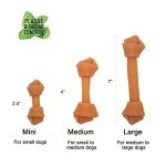 LuvChew Peanut Butter Dog Chew Bones - Mini 18pcs