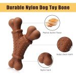 Peanut Butter Nylon Chew Bone for Aggressive Chewers