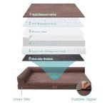 supportive waterproof orthopedic dog bed for medium dogs