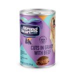 Wet Dog Food in Gravy with Real Beef - 12 Pack