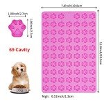 Silicone Dog Paw Mini Treat Molds - 2 Pack