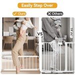 Adjustable Metal Dog Gate for Doorways & Stairs