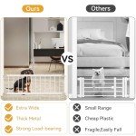 Adjustable Metal Dog Gate for Doorways & Stairs