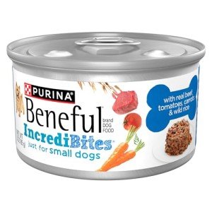 Purina Beneful Small Breed High Protein Wet Dog Food, with Gravy, Incredibites with Real Beef - (Pack of 12) 3 oz. Cans