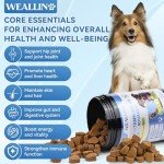 Dog Vitamins - 25-In-1 Dog Vitamins and Supplements Multivitamin For Dogs With Glucosamine Probiotics Omega-3 Dog Multivitamin Chewable For Coat, Heart, Hips & Joints, Digestion & Immune System 200pcs