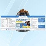 Dog Vitamins - 25-In-1 Dog Vitamins and Supplements Multivitamin For Dogs With Glucosamine Probiotics Omega-3 Dog Multivitamin Chewable For Coat, Heart, Hips & Joints, Digestion & Immune System 200pcs