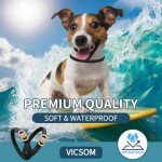 Flea Collar for Dogs, 4 Pack Dog Flea and Tick Collar 32 Months Flea and Tick Treatment Collar for Dog, Waterproof Adjustable Dog Flea and Tick Prevention for Small Medium Large Dog Puppy, Black