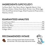 Shameless Pets Dog Training Treats, Bone Broth Chews (Peanut Butter Bliss) - Natural & Healthy Puppy Dog Treats - Soft Training Treats for Dogs with Naturally Occurring Collagen - Medium Dog Treats