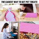 Dog Bone Silicone Mold, 2 PCS Mini Dog Treat Molds, 212 Cavity Non-Stick Gummy Bear Mold for Chocolate, Fondant, Candy, Biscuits, Cookie, Jelly and Dog Training Commands Concept