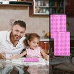 Dog Bone Silicone Mold, 2 PCS Mini Dog Treat Molds, 212 Cavity Non-Stick Gummy Bear Mold for Chocolate, Fondant, Candy, Biscuits, Cookie, Jelly and Dog Training Commands Concept