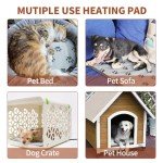 GOLOPET Large Dog Heating Pad 34x21in Waterproof Pet Heating Pad for Dogs Smart Thermostat Switch, Whelping Supplies Heated Dog Bed,Adding Wire Rope Wires Puppy Heating Pad Mat-Whelping Box for Dogs