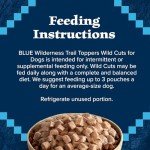Blue Buffalo Wilderness Trail Toppers Wild Cuts Wet Dog Food Variety Pack, High-Protein & Grain-Free, Made with Natural Ingredients, Chicken and Beef Flavors, 3-oz Pouches, (12 Count, 6 of Each)