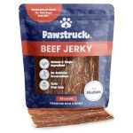 Pawstruck Premium Beef Jerky Dog Treat Chews, Medium 4"-6" Strips - Hip Joint Health Naturally Rich in Glucosamine & Chondroitin No Added Preservatives - 25 Count (Pack of 1) - Packaging May Vary