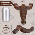 Clawtastic Indestructible-Dog-Toys-for-Aggressive-Chewers - Real Bacon Flavor Durable Tough Dog Bone Chew Toy for Medium/Large Breed Dogs,Dog Toys to Keep Them Busy