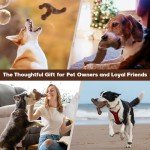 Clawtastic Indestructible-Dog-Toys-for-Aggressive-Chewers - Real Bacon Flavor Durable Tough Dog Bone Chew Toy for Medium/Large Breed Dogs,Dog Toys to Keep Them Busy