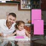 Mini Heart Silicone Mold, 2 PCS Dog Treat Molds, 296 Cavity Non-Stick Gummy Bear Mold for Chocolate, Fondant, Candy, Biscuits, Cookie, Jelly and Dog Training Commands Concept