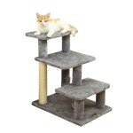 Woochpet Pet Stairs,Cat Scratching Post Cat Steps for High Beds or Sofas,Designed for Indoor Small Cats, Kittens and Dogs, 3 Steps