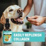 Liquid Collagen for Dogs, Collagen for Dogs, Dog Collagen, Itch Relief for Dogs,Collagen Supplement for Dogs, Supports Joints and Digestive System Health - 2 fl oz