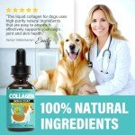 Liquid Collagen for Dogs, Collagen for Dogs, Dog Collagen, Itch Relief for Dogs,Collagen Supplement for Dogs, Supports Joints and Digestive System Health - 2 fl oz