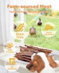 Pawaura Duck Jerky Dog Treats - Single-Ingredient, 17.6 oz Sealed Box, 12-Hour Slow-Dried for Maximum Flavor and Nutrients, Preservative-Free, All-Natural, Perfect for Training & Healthy Snacking
