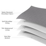 Bedsure 100% Waterproof Couch Cover for Dogs Washable - Non Slip Waterproof Dog Blanket for Couch Sofa, Lightweight Furniture Protector Durable for Pet Cat Puppy with Non-Slip Bottom, Grey, 30x85IN