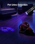 Morpilot Black Light Flashlight Mini UV Flashlight: 395nm Blacklight Flashlights, 9 Led Pet Urine Detector Light for Dog/Cat, Dry Stains, Resin Curing, Bed Bug