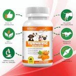 Tumeric and Curcumin for Dogs - 180 Count Tablet Treats – Helps Shedding, Skin Allergy, Itch and Dry Skin Relief, Hot Spots - Joint Health - Skin and Coat Supplement - Salmon Oil - Duck Flavor