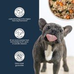 JustFoodForDogs JustFresh Home-Cooked Chicken Dog Food with No Preservatives, Resealable Packaging, Human Grade Wet Dog Food, 12 oz - 7 Pack