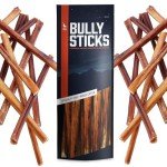 Wild Wolf 12-inch Angus Bully Sticks (8 Ounces) Healthy, All-Natural, Long-Lasting Dog Chew Bones - Odor-Free - Mixed Thickness