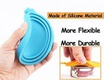 Pet Food Can Covers-Comtim 3 Pack Silicone Can Lids Caps for Dog Cat Wet Food,Universal Size Fit Most Standard Size Canned Dog and Cat Food