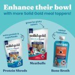Solid Gold Freeze Dried Dog Food - Made with Real Beef, Pumpkin, and Superfoods - Freeze Dried Raw Dog Food to Serve as a Meal, Food Topper, or Dog Treat - 1.5 OZ
