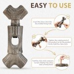 Bully Stick Holder for Dogs Bully Stick Safety Holder for Small Medium and Large Dogs Yak Chew Holder Dog Bone Holder for Chew Sticks Prevent Choking Suitable for Various Bully Sticks and Dog Sizes