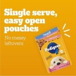 Pedigree Puppy Soft Wet Dog Food, 8-Count Variety Pack, 3.5 oz. Pouches (Pack of 2)