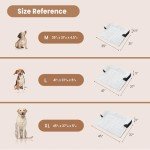 blunique Calming Extra Large Dog Couch Bed, 45 x 37 inch Waterproof Memory Foam Dog Bed for Couch, Durable Fluffy Fuzzy Dog Bed Mats with Washable Removable Cover Protector for Sofa, Bedside - Grey