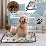 HUENLYEL Cat Dog Heat Heating Pad for Cats Dogs, Heated Cat Dog Pet Pad Bed with 9 Adjustable Temperature&12H Timer,Indoor Pet Heating Pads for Cats Dogs Small Pets