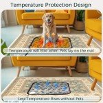 HUENLYEL Cat Dog Heat Heating Pad for Cats Dogs, Heated Cat Dog Pet Pad Bed with 9 Adjustable Temperature&12H Timer,Indoor Pet Heating Pads for Cats Dogs Small Pets