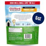 Clifford® Chicken Jerky Dog Treats | Healthy Dog Treats Small Dogs, Medium and Large Dogs | Real Chicken Jerky for Dogs, Grain Free, Rawhide Free Dog Chews - Just Two Ingredients (6oz)