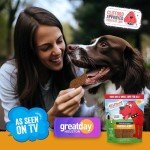 Clifford® Chicken Jerky Dog Treats | Healthy Dog Treats Small Dogs, Medium and Large Dogs | Real Chicken Jerky for Dogs, Grain Free, Rawhide Free Dog Chews - Just Two Ingredients (6oz)