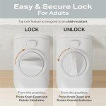 Mom's Choice Award-Cumbor 55" Wide Retractable Baby Gates for Stairs, Retractable Mesh Pet Gate for Dogs, Puppy Essencial Fit for Baseboards Safety Toddler Gates for The House, White