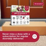 K9 Advantix II Large Dog Vet-Recommended Flea, Tick & Mosquito Treatment & Prevention | Dogs 21 - 55 lbs. | 4-Mo Supply